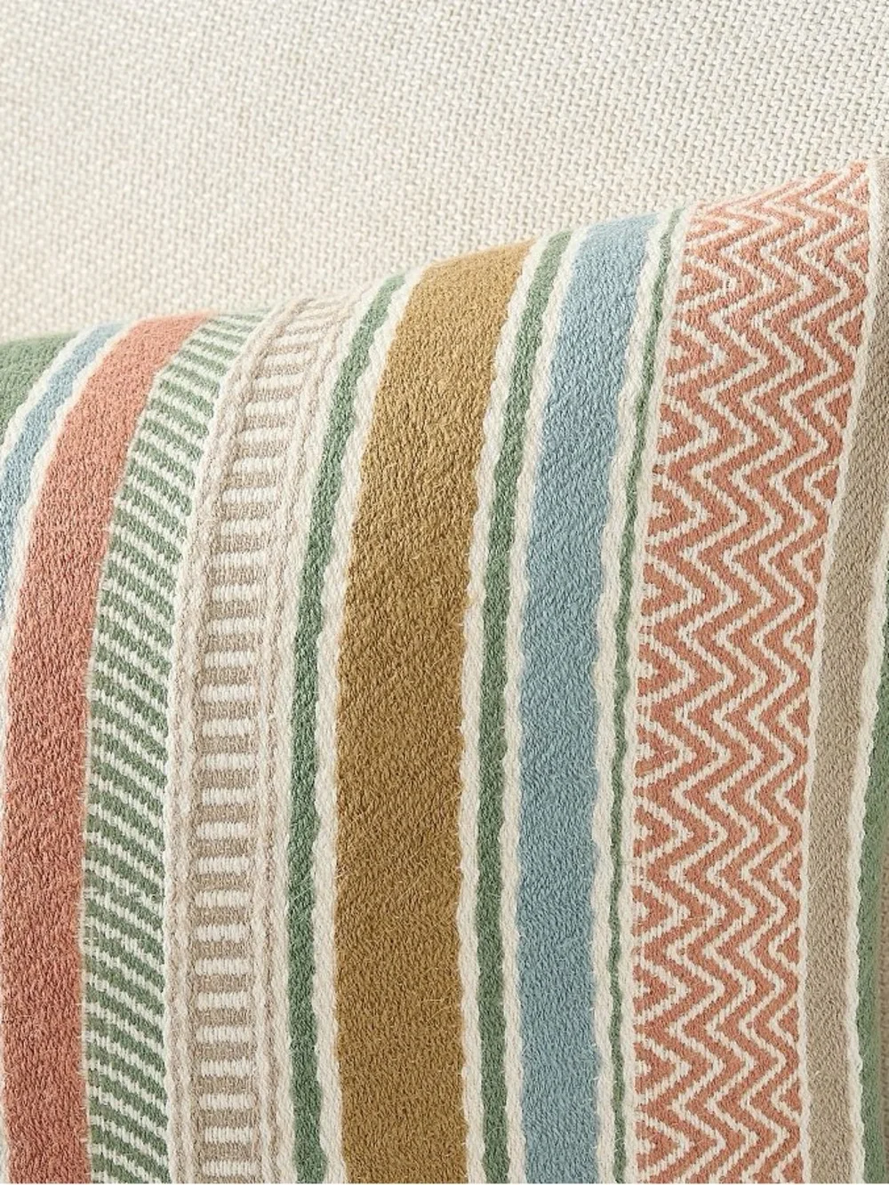 Pottery Barn x Kravet Reed Stripe Lumbar Pillow Cover 16x26